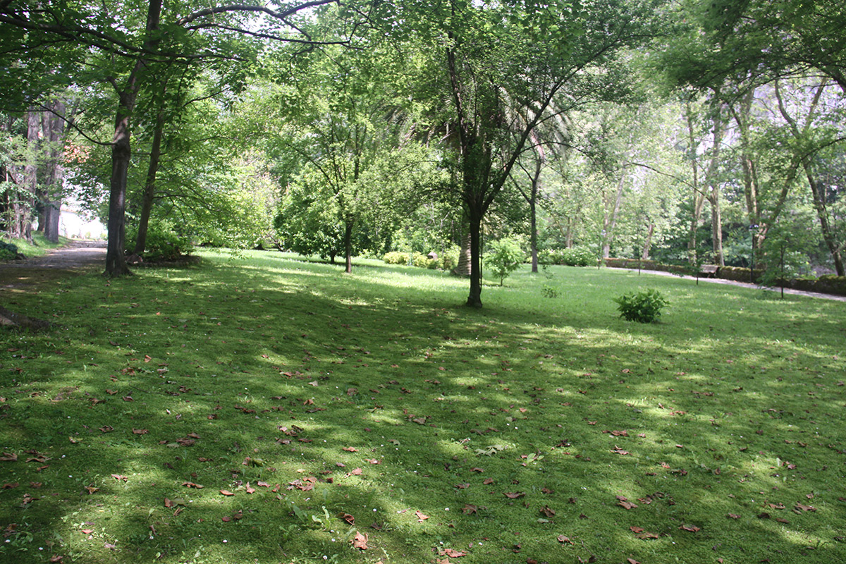 Balneario Las Caldas Besaya, vista del parque